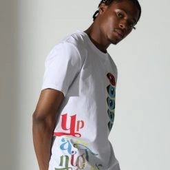 Fifth Loop T-Shirt - Up All Night - White - FLT210