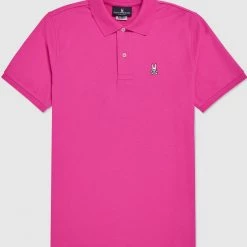 Shop All Psycho Bunny Polo - Classic Polo - Neon Magenta - B6K001N1PC