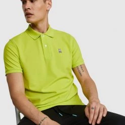 Shop All Psycho Bunny Polo - Classic Polo - Safety Yellow - B6K001N1PC