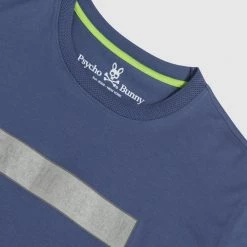 Psycho Bunny T-Shirt - Rushup Reflective Tee - Batik Blue - B6U201N1PC