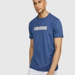 Psycho Bunny T-Shirt - Rushup Reflective Tee - Batik Blue - B6U201N1PC