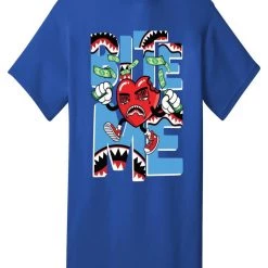 Shop All DripDrop T-Shirt - Bite Me - Royal Blue - DM1150