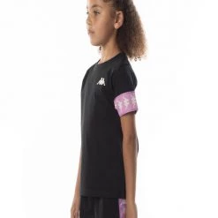 New Arrivals Kappa Kids T-Shirt - 222 Banda Niji 2 - Black Smoke - 321E7EW
