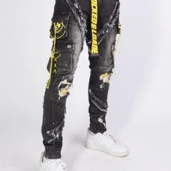 Locked & Loaded LNL Jeans - Cousy - Black Wash - 502 Shop All