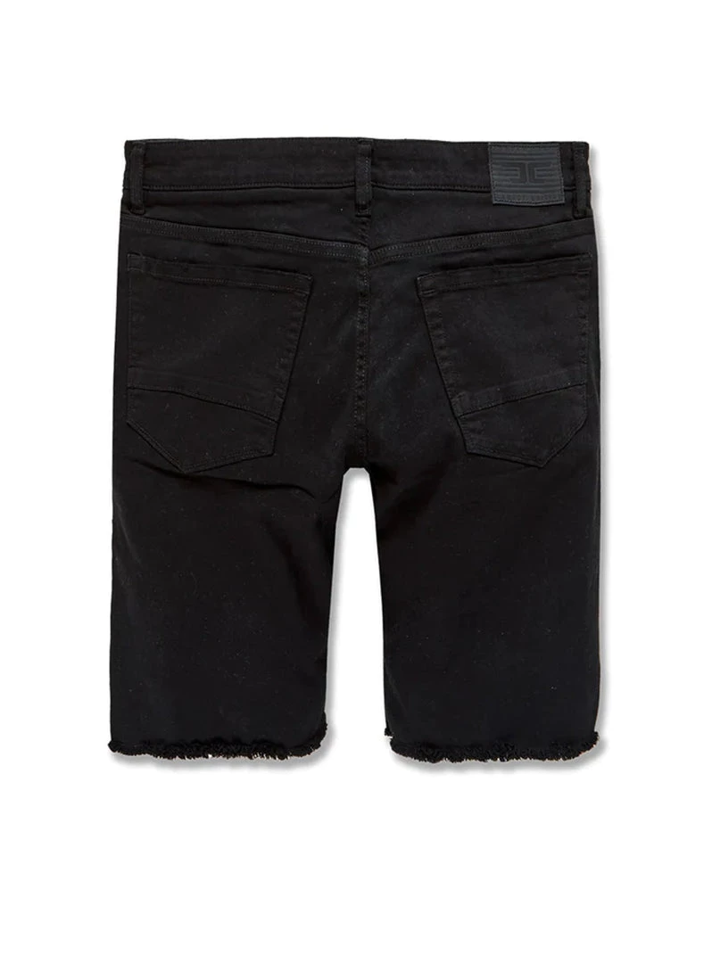 Jordan Craig Shorts - Color Ribbing - Black Khaki - J3191S 2 Jordan Craig Shorts - Color Ribbing - Black Khaki - J3191S