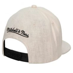 New Arrivals Mitchell & Ness Hat - NBA Cut Away Snapback - Nets - Off White - SH20118