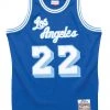 Mitchell & Ness Jersey - Los Angeles Lakers Elgin Baylor 22 - Royal And White - SMJYLG19013