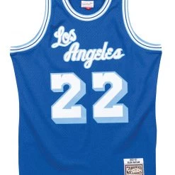 Mitchell & Ness Jersey - Los Angeles Lakers Elgin Baylor 22 - Royal And White - SMJYLG19013
