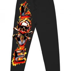 Love Joggers - Cross Bones - Black