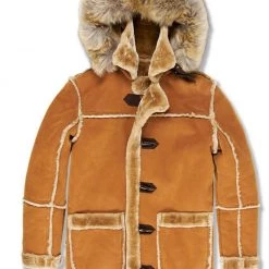 Big Kids Jordan Craig Coat - Denali Shearling - Cognac Shop All