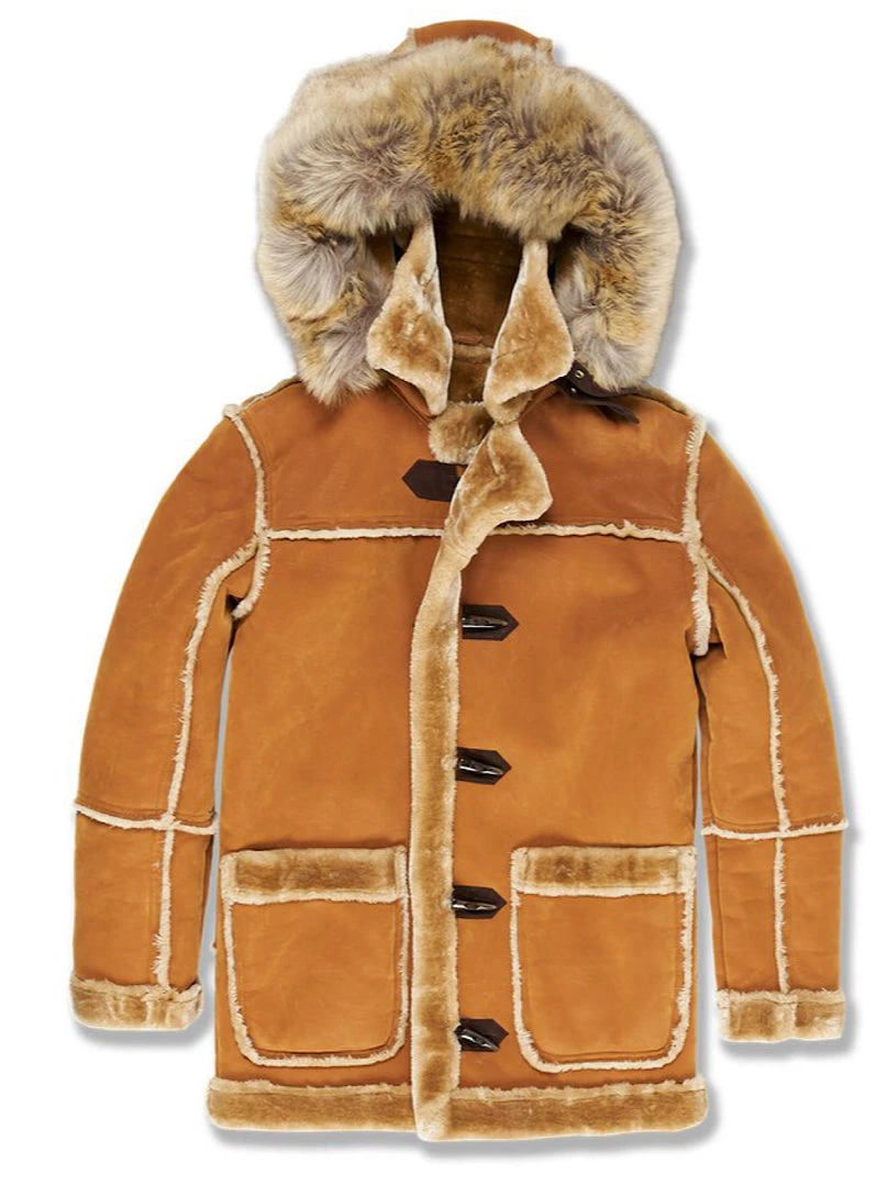 Big Kids Jordan Craig Coat - Denali Shearling - Cognac Shop All 1 Big Kids Jordan Craig Coat - Denali Shearling - Cognac Shop All