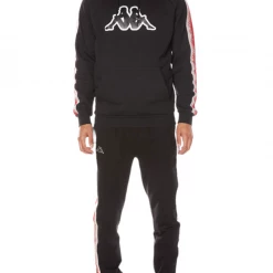 Kappa Sweatsuit - Logo Tape Dapet - Black Smoke - 33194WW