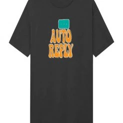 New Arrivals Outrank T-Shirt - Auto Reply - Call You Later - Black - AR003