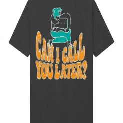 New Arrivals Outrank T-Shirt - Auto Reply - Call You Later - Black - AR003