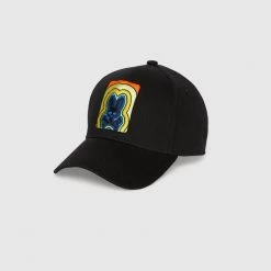 Psycho Bunny Baseball Cap - Chelton - Black - B6A451T1HT