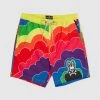 Psycho Bunny Swim Trunks - Chelton - Neon Bolt - B6W429T1PO