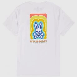 Psycho Bunny T-Shirt - Chelton - White - B6U411T1PC