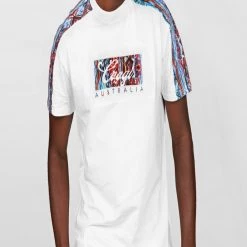 Coogi T-Shirt - Patch - Blue And Red - CG70202 New Arrivals