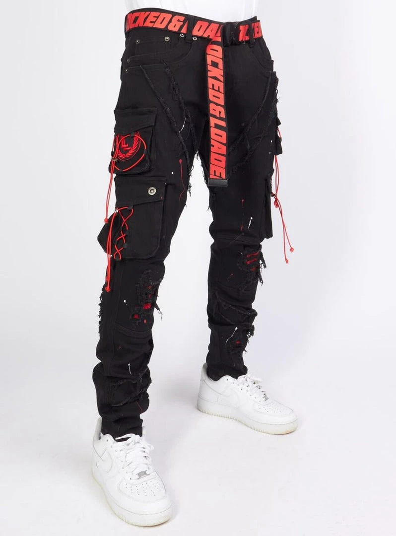 Locked & Loaded LNL Jeans - Cousy - Jet Black - 501 2 Locked & Loaded LNL Jeans - Cousy - Jet Black - 501