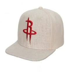 Mitchell & Ness Hat - NBA Cut Away Snapback - Rockets - Off White - SH20118 New Arrivals