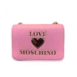 Shop All Moschino Bag - Flap Big Logo Chain Large - Pink - JC4054PP1DLF0110