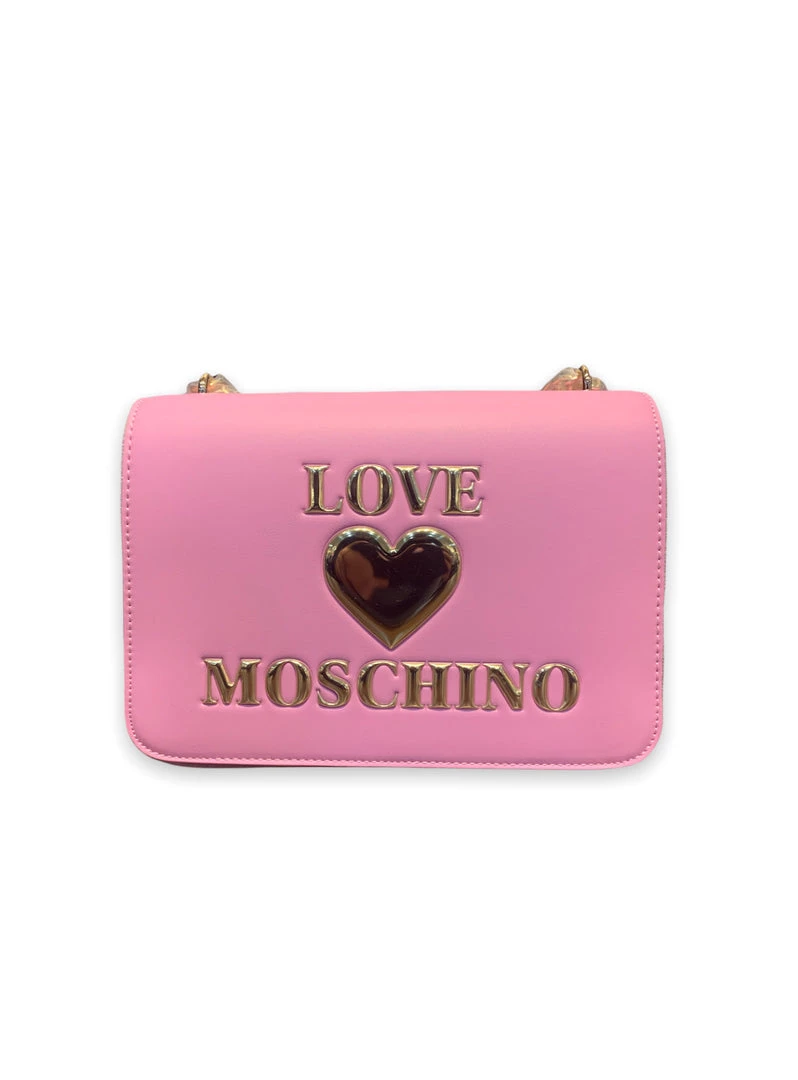 Shop All Moschino Bag - Flap Big Logo Chain Large - Pink - JC4054PP1DLF0110 1 Shop All Moschino Bag - Flap Big Logo Chain Large - Pink - JC4054PP1DLF0110