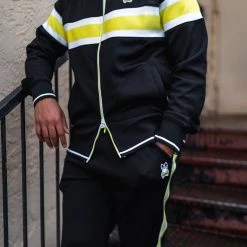 Psycho Bunny Tracksuit - Clifton - Black - B6S123N1CP Shop All