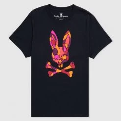 Psycho Bunny T-Shirt - Darwin - Navy - B6U431T1PC