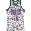 Shop All Mitchell & Ness Jersey - NBA Doodle - Milwaukee Bucks - Allen 34 - TFSM1266