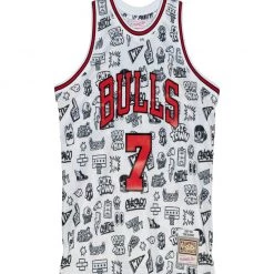 Shop All Mitchell & Ness Jersey - NBA Doodle - Chicago Bulls - Kukoc 7 - TFSM1266
