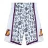 Shop All Mitchell & Ness Shorts - NBA Doodle - LA Lakers - TFSM1266