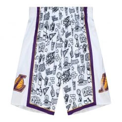 Shop All Mitchell & Ness Shorts - NBA Doodle - LA Lakers - TFSM1266