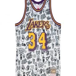 Mitchell & Ness Jersey - NBA Doodle - LA Lakers - O'Neal 34 - TFSM1266 Shop All