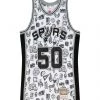 Mitchell & Ness Jersey - NBA Doodle - San Antonio Spurs - Robinson 50 - TFSM1266 Shop All
