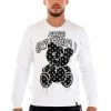 George V Sweatshirt - Tag Ourson - White - GV-2326