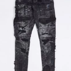 Shop All Jordan Craig Jeans - Patchwork - Vintage Black - JT3495