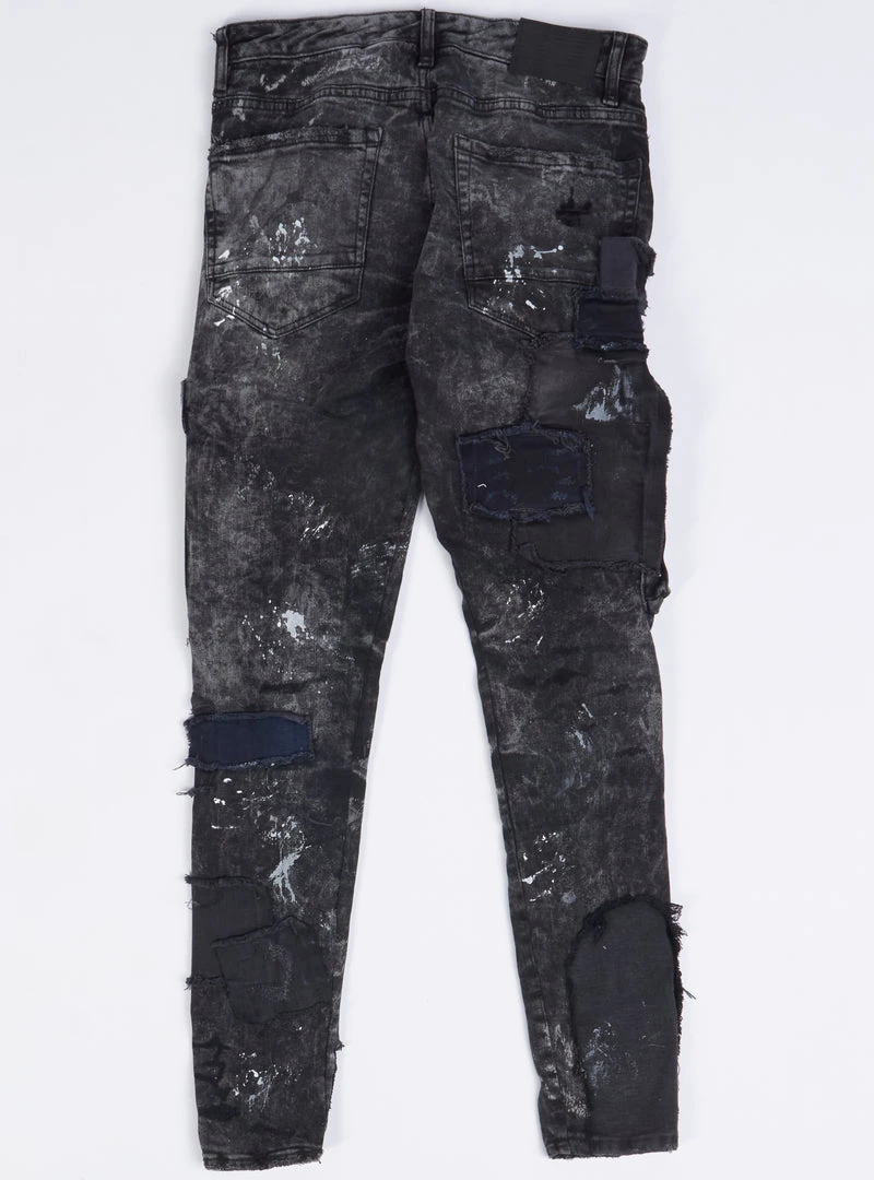 Shop All Jordan Craig Jeans - Patchwork - Vintage Black - JT3495 2 Shop All Jordan Craig Jeans - Patchwork - Vintage Black - JT3495
