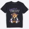 Ops Kids T-Shirt - Teddy - Black And Purple - OPS503K