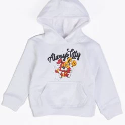 OPS Kids Hoddie - Always Litty - White And Yellow - OPS502HK