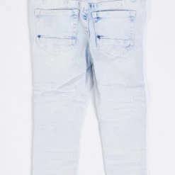 Ops Kids Jeans - Side Stripe - Light Blue And Beige - OPS1905K Shop All