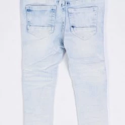 Ops Kids Jeans - Side Stripe - Light Blue And Royal - OPS1905K