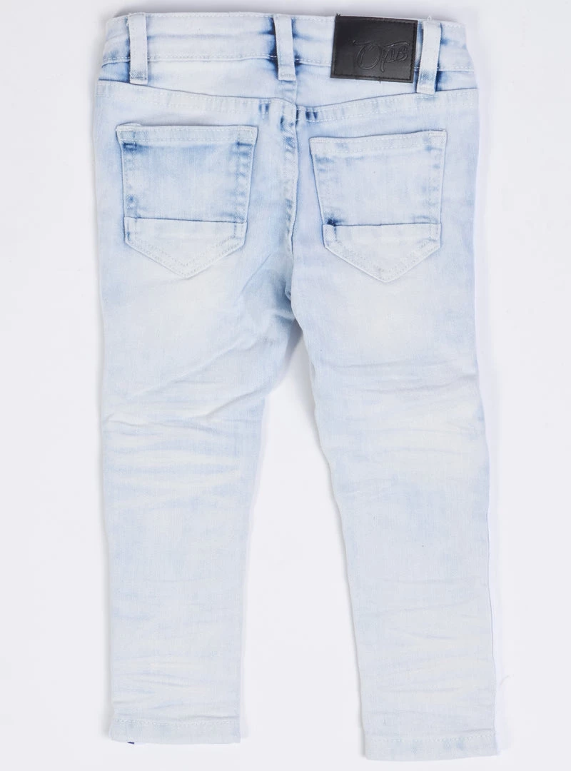 Ops Kids Jeans - Side Stripe - Light Blue And Royal - OPS1905K 2 Ops Kids Jeans - Side Stripe - Light Blue And Royal - OPS1905K