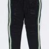 Ops Kids Jeans - Side Stripe - Black And Green - OPS1905K