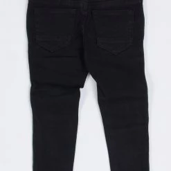 Ops Kids Jeans - Side Stripe - Black And Green - OPS1905K