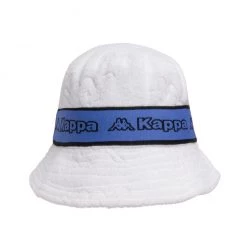 New Arrivals Kappa Hat - Logo Tape Ello Bucket - Bright White - 371B6KW
