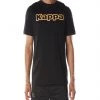 Kappa T-Shirt - Logo Tape Erco - Black Smoke - 371B7VW Shop All