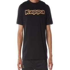 Kappa T-Shirt - Logo Tape Erco - Black Smoke - 371B7VW Shop All