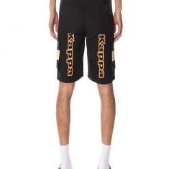 Kappa Shorts - Logo Tape Esso - Black - 371F1GW Shop All