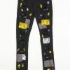Focus Jeans - Bandana - Black And Yellow - 3341-P