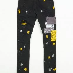 Focus Jeans - Bandana - Black And Yellow - 3341-P